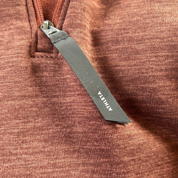 ATHLETA WOMEN’S ALTITUDE POLARTEC HALF ZIP SWEATSHIRT-Size M-Brown-HO2022 - Picture 6 of 9
